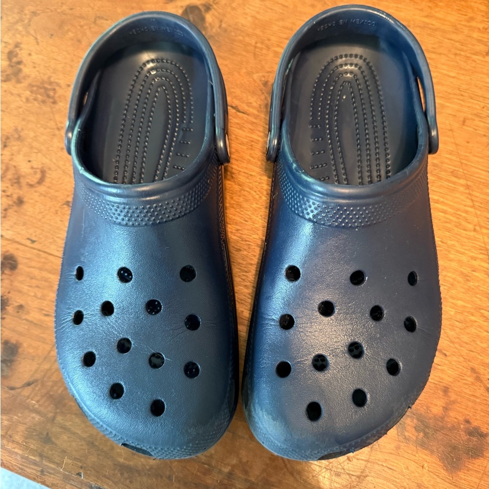 CROCS Blue Sandals Lightweight Perforated Design